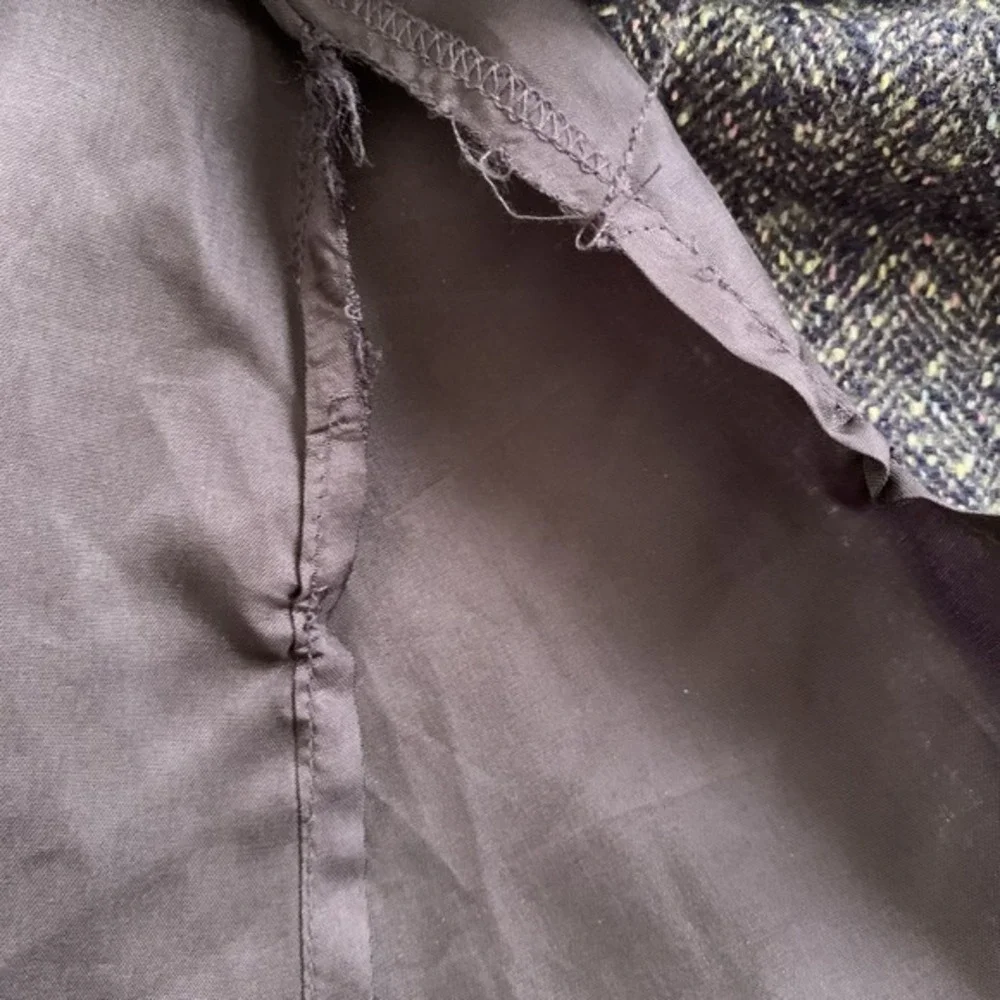 Ann Taylor Trumpet Skirt Wool Midi Knee Length Chenille Tweed Purple‎ Academia 8
